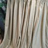 Luxury, chenille curtains in gold fabric - Image 2